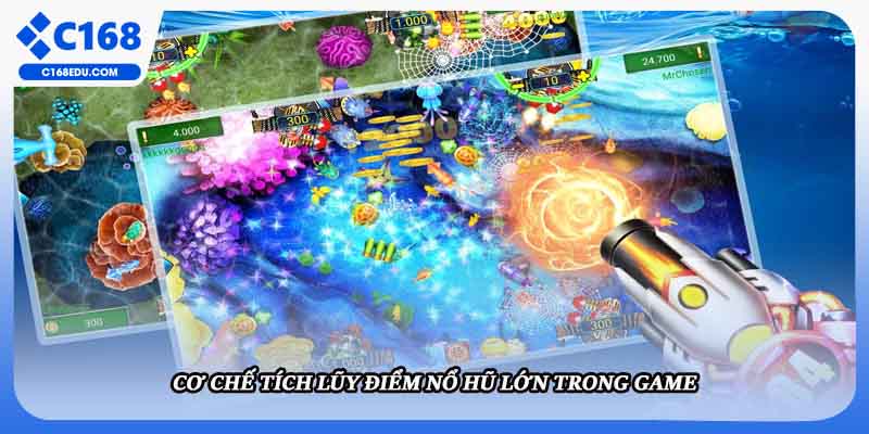 Cơ chế tích lũy điểm nổ hũ lớn trong game